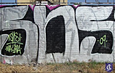 Graffitis Hijuela de la Zorra en Jerez