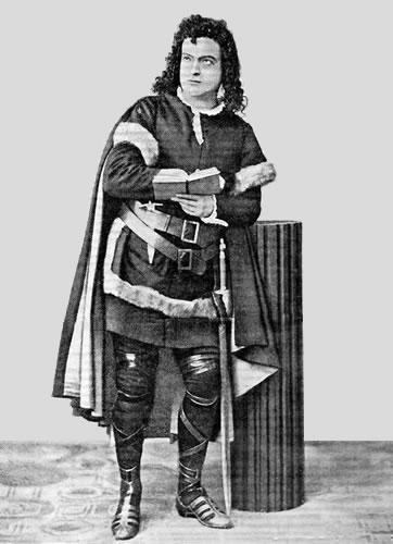 Antonio Vico y Pintos (1860) interpretando a Hamlet