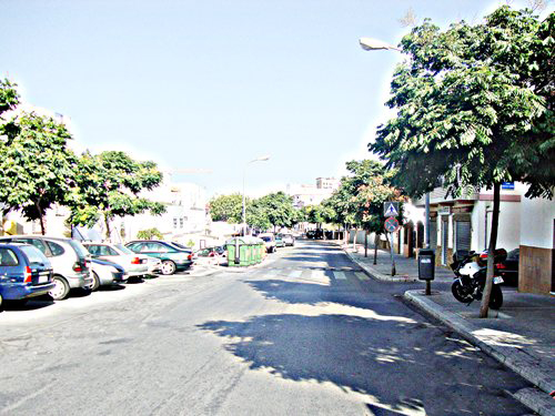 Calle Alvar Fañex en Jerez